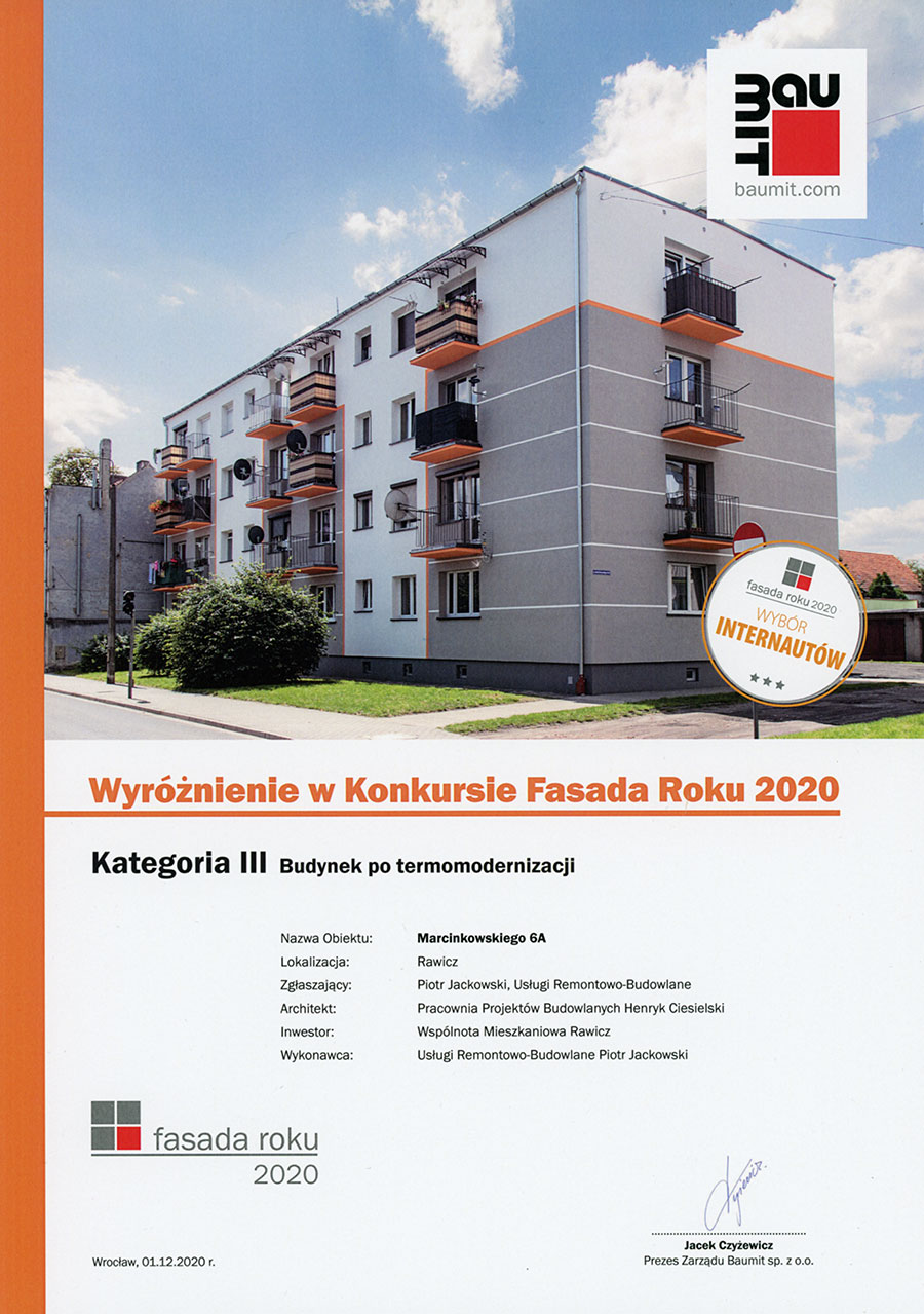 Wyróżnienie Baumit