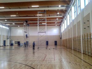  Wykonanie instalacji elektrycznej w hali sportowej w Oleśnicy